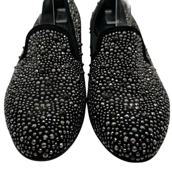 Stuart Weitzman Slipbead Studded Loafers size 8 - Picture 2 of 9